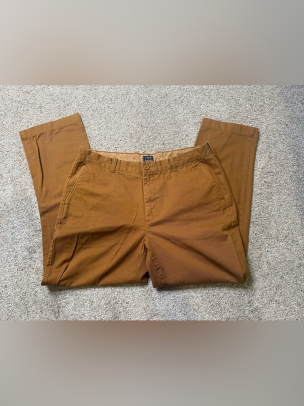 J. Crew Men's The Bleecker Chino Pants - Caramel Brown 36x30